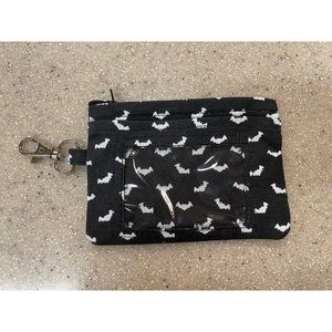 Bat gothic key chain wallet or coin purse